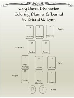 2019 Dated Divination Coloring Planner & Journal (Perfect Bound) - Lynn, Kristal E.
