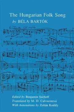 The Hungarian Folk Songs - Bartok, Bela