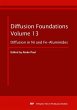 Diffusion Foundations Vol. 13 (eBook,... - Bild 1