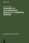 Dionisio di Alicarnasso, Epistula a Pompeo Gemino (eBook, PDF)