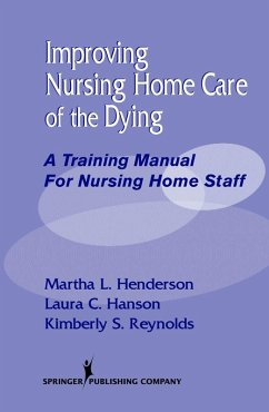 Cover Improving Nursing Home Care of the Dying (eBook, ePUB)
