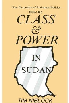 Class and Power in Sudan - Niblock, Tim