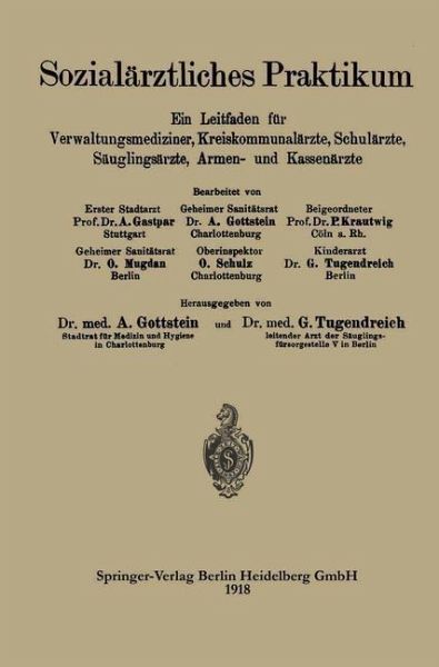 Sozialärztliches Praktikum (eBook, PDF)