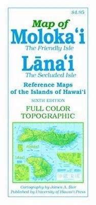Cover Map of Moloka'i and Lana'i