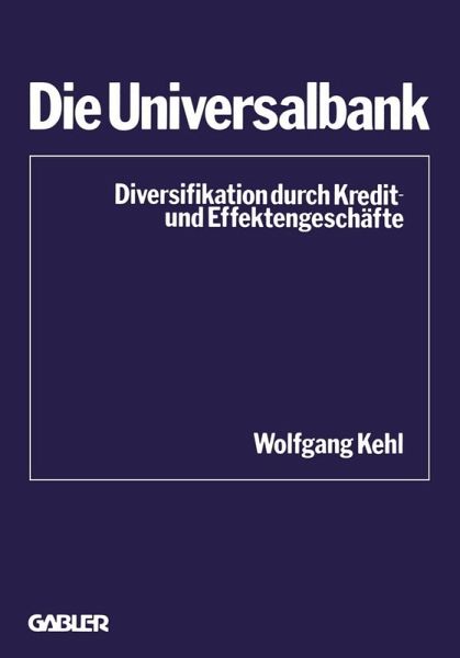 Die Universalbank (eBook, PDF)