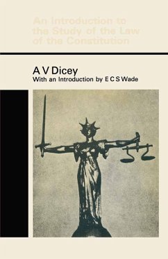 An Introduction to the Study of the Law of the Constitution (eBook, PDF) - Dicey, A. V.