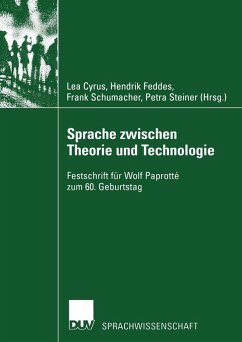 Sprache zwischen Theorie und Technologie / Language between Theory and Technology (eBook, PDF)