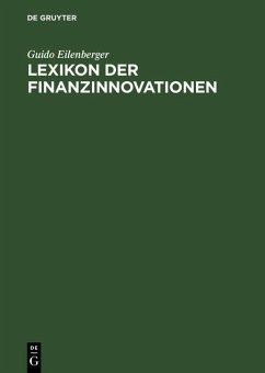 Lexikon der Finanzinnovationen (eBook, PDF) - Eilenberger, Guido