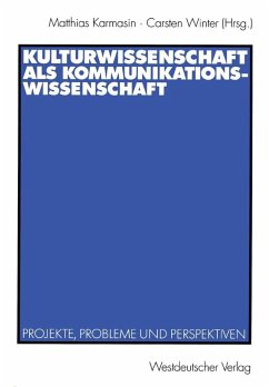 Kulturwissenschaft als Kommunikationswissenschaft (eBook, PDF)