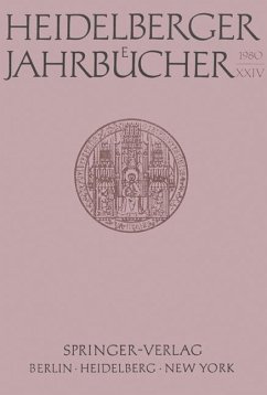 Heidelberger Jahrbücher (eBook, PDF)