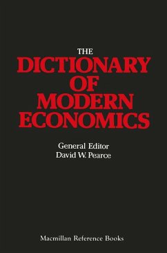 Dictionary of Modern Economics (eBook, PDF)