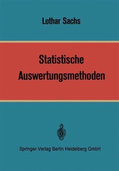 Statistische Auswertungsmethoden (eBook, PDF) - Sachs, Lothar
