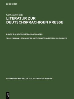 80620-89198. Liechtenstein-Österreich-Schweiz (eBook, PDF) - Hagelweide, Gert