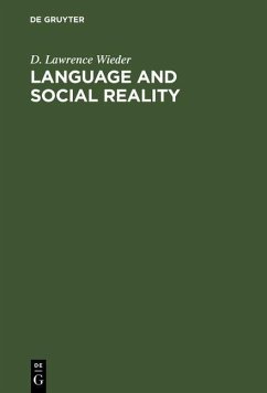 Language and social reality (eBook, PDF) - Wieder, D. Lawrence