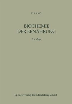 Biochemie der Ernährung (eBook, PDF) - Lang, K.