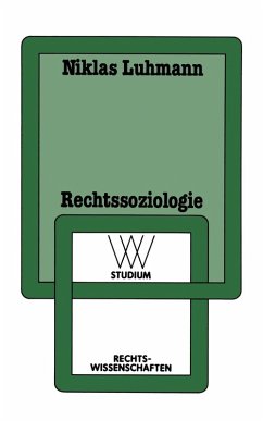 Rechtssoziologie (eBook, PDF) - Luhmann, Niklas