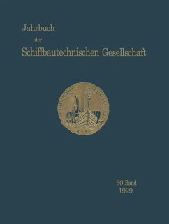 Cover Jahrbuch der Schiffbautechnischen Gesellschaft (eBook, PDF)