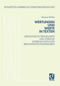 Wertungen und Werte in Texten (eBook, PDF) - Winko, Simone