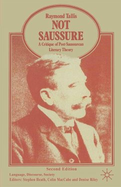 Cover Not Saussure (eBook, PDF)