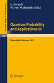 Quantum Probability and Applications III (eBook, PDF)