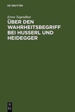 Cover Über den Wahrheitsbegriff bei Husserl und Heidegger (eBook, PDF)