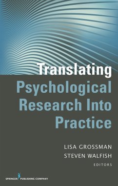 Cover Translating Psychological Research Into Practice (eBook, ePUB)