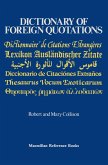 Dictionary of Foreign Quotations (eBook, PDF)