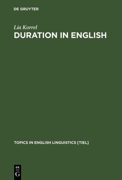 Duration in English (eBook, PDF) Duration in English (eBook, PDF)