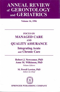 Annual Review of Gerontology and Geriatrics, Volume 16, 1996 (eBook, PDF)