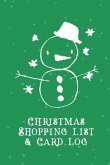Christmas Shopping List + Card Log