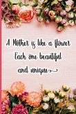 A Mother Is Like a Flower Each One Beautiful and Unique