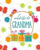 I Made This For Grandma: DIY Activity Booklet Keepsake
