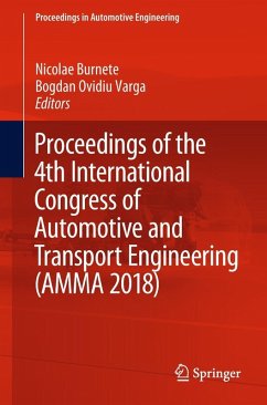 Cover Proceedings of the 4th International Congress of Automotive and Transport Engineering (AMMA 2018) (eBook, PDF)