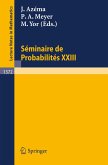 Seminaire de Probabilites XXIII (eBook, PDF)
