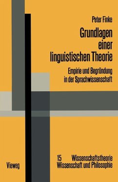 Grundlagen einer linguistischen Theorie (eBook, PDF) - Finke, Peter