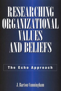 Cover Researching Organizational Values and Beliefs (eBook, PDF)