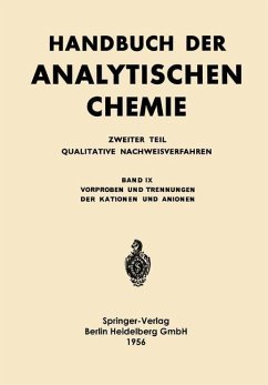 Cover Vorproben und Trennungen der Kationen und Anionen (eBook, PDF)