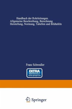 Handbuch der Rohrleitungen (eBook, PDF) - Schwedler, Franz; Jürgensonn, Helmut von