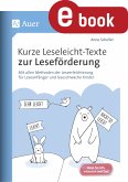 Kurze Leseleicht-Texte zur Leseförderung (eBook, PDF)