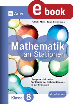 Mathe an Stationen 8 Gymnasium (eBook, PDF) - Mang, Nathalie; Zimmermann, Tanja