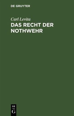 Cover Das Recht der Nothwehr (eBook, PDF)