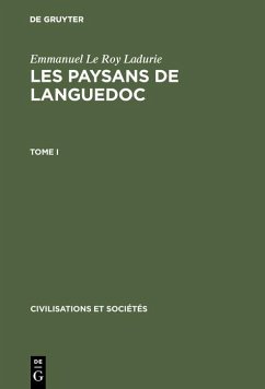Cover Emmanuel Le Roy Ladurie: Les paysans de Languedoc. Tome I (eBook, PDF)