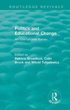 Cover Politics and Educational Change (eBook, PDF)