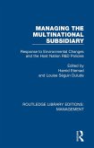 Managing the Multinational Subsidiary (eBook, PDF) Managing the Multinational Subsidiary (eBook, PDF)