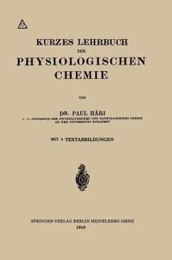 Cover Kurzes Lehrbuch der Physiologischen Chemie (eBook, PDF)