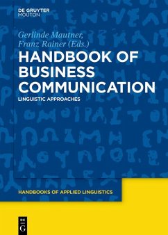 Cover Handbook of Business Communication (eBook, PDF)