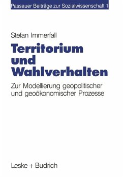 Territorium und Wahlverhalten (eBook, PDF) - Immerfall, Stefan