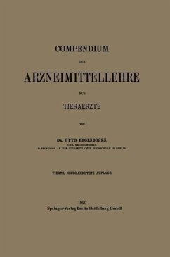Cover Compendium der Arzneimittellehre für Tieraerzte (eBook, PDF)