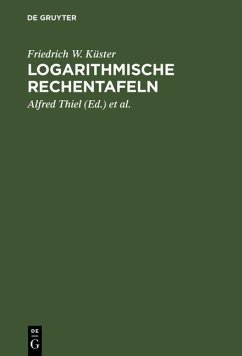 Cover Logarithmische Rechentafeln (eBook, PDF)