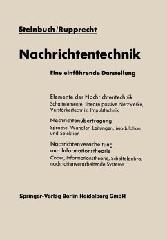 Nachrichtentechnik (eBook, PDF) - Steinbuch, Karl; Rupprecht, Werner